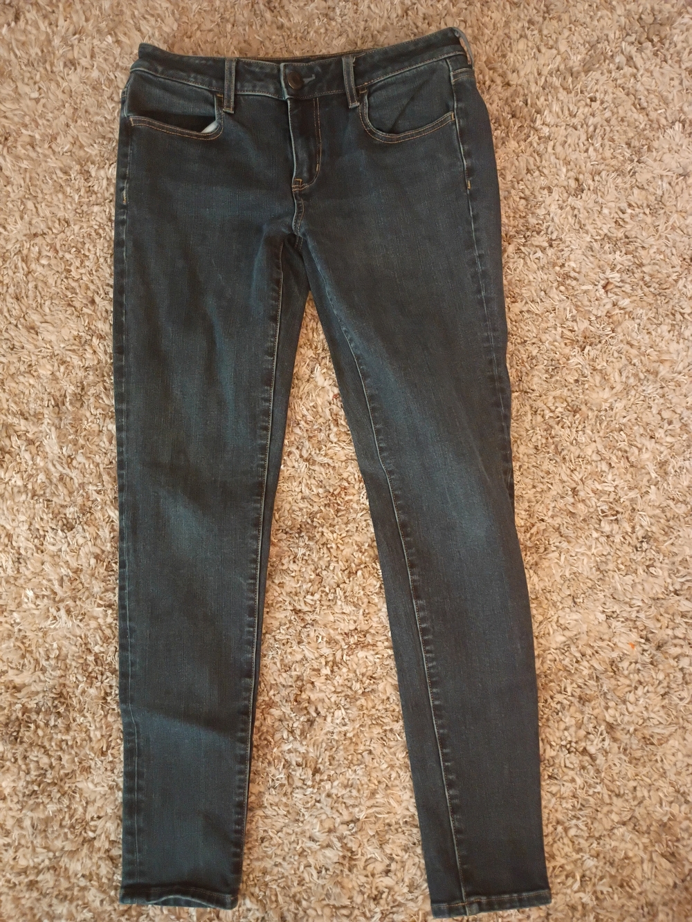 American Eagle Outfitters Dark Blue Super Stretch Skinny Jeans Size 6